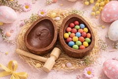 No Whey! Smash-a-vEgg presented as a vegan chocolate Easter gift
