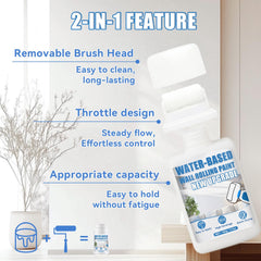 Nozerix water-based formula offers low odor suitable for indoor walls.
