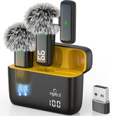 NPTCL wireless lavalier clip mic on a shirt for crisp on-the-go audio