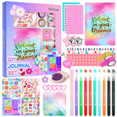 Nsrzua DIY Journal Kit cover with vibrant materials for creative expression.