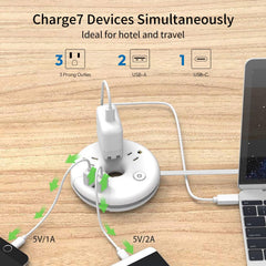 NTONPOWER cruise-ready power strip fits in palm and reduces clutter