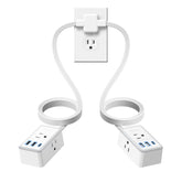 NTONPOWER double extension cord with two 6ft sides for versatile room power.