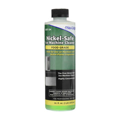 Nu-Calgon Nickel-Safe Ice Machine Cleaner bottle for nickel-plated evaporators and ice machines