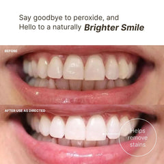 Brushing teeth with Nu Skin AP24 toothpaste for a clean, bright enamel effect.