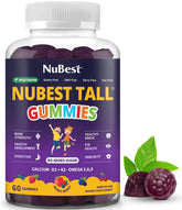 NuBest Tall Gummies bottle pour for easy daily use supporting bone health