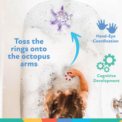 Nuby mold-free design keeps bath play clean and simple.