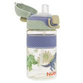 Nuby Thirsty Kids Flip-It Bolt cup with push-button locking flip-top for spill-free sipping
