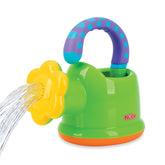 Nuby watering can bath toy pour action enhances motor skills
