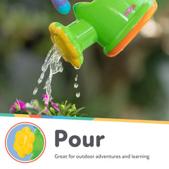 Nuby watering can bath toy toddler play scene with water