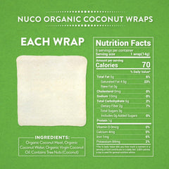 NUCO DUO wraps close-up texture reveals creamy interior ideal for wraps and crepes