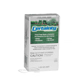 Nufarm Certainty Turf bottle pour demonstrates easy post-emergent weed treatment for lawns