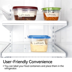 Nufiwra freezer tape removes cleanly without residue.