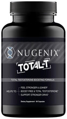 Nugenix Total-T bottle front, premium testosterone booster for men