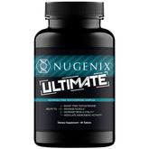 Nugenix Ultimate bottle front for daily workout support.