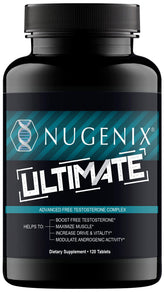 Nugenix Ultimate bottle front showing branding and dosage information for training decisions