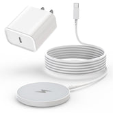 Nuinno magnetic charger pad on table, secure alignment for quick charging.