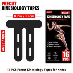 NUITPY pre-cut knee design for scissors-free, secure fit