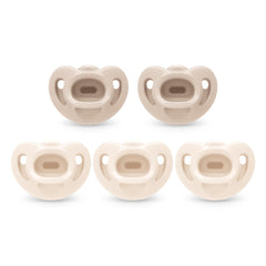NUK Comfy orthodontic pacifier close-up showing nipple shape designed for newborn comfort