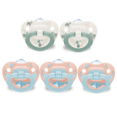 NUK First Choice Classic pacifier close-up of nipple design for natural oral development.