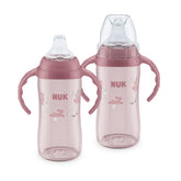 NUK First Choice Large Learner Cup 2.0 main image shows 10 oz capacity for a smooth toddler transition.