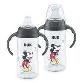 NUK Mickey Mouse learner cup with spill-proof design for toddlers.