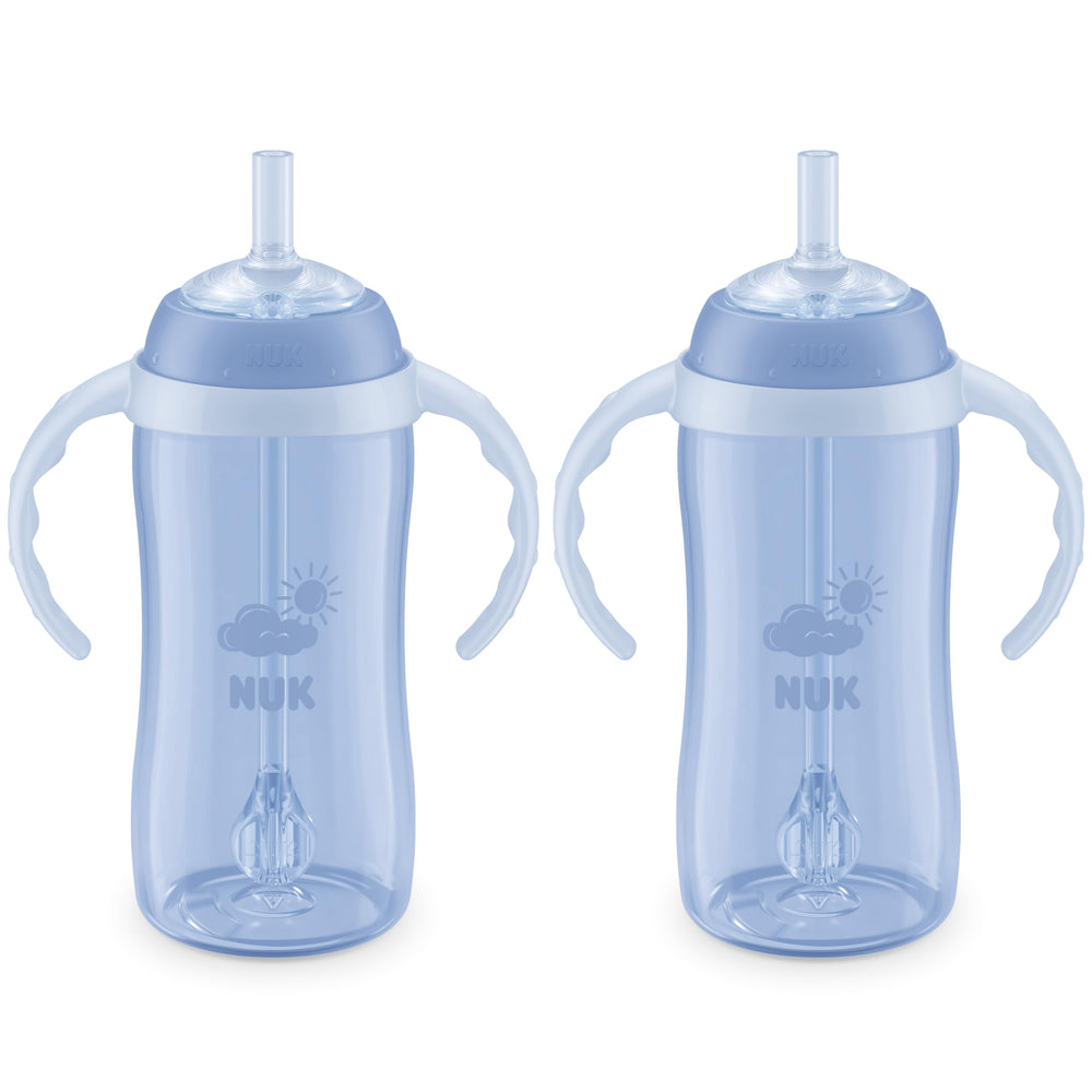 NUK Learner Straw Cup angled drinking for easy access.