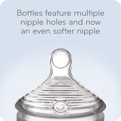 NUK Simply Natural anti-colic air system reduces gas for calmer feeds
