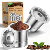 NUKALO reusable K Cup stainless-filter highlights pure flavor with metal filtration