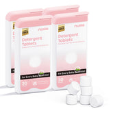 Nuliie detergent tablets inside inner box for organized bottle cleaning.
