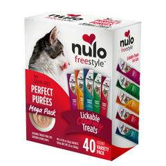 Nulo Freestyle Perfect Purées variety-pack-tubes ready for interactive feeding.