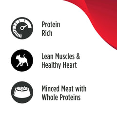 Nulo minced texture with whole proteins presents a palatable, hydrating broth.