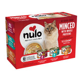Nulo minced with whole proteins variety-pack cans provide a protein-forward meal option.