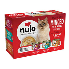 Nulo minced with whole proteins variety-pack cans provide a protein-forward meal option.