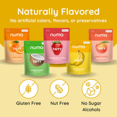 Numa high-protein, low-sugar candy for everyday snacking