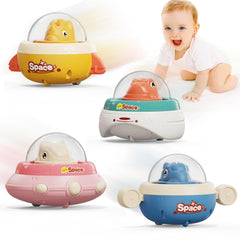 NUMBERFUN Ankylosaurus press-and-go car enhances tactile play and imagination