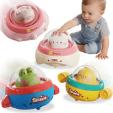 Numberfun Easter Basket Bunny Car: engaging push-and-go toy for developing motor skills.