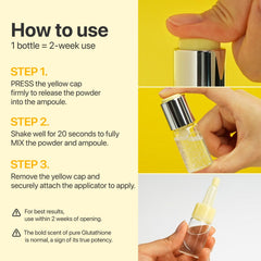 Numbuzin No.5 post-acne marks brightening look for clearer skin.