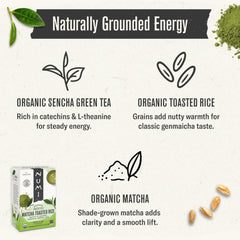 Numi matcha powder in bowl capturing vibrant color and vitality.