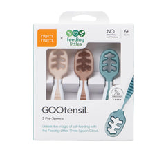 NumNum GOOtensils stage-one beginner spoon teether supports early self-feeding
