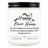 Nuowagify housewarming candle 7oz with calming aroma for a new living space.