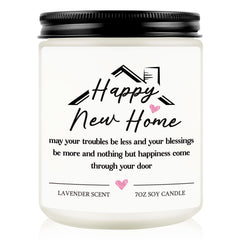 Nuowagify housewarming candle 7oz with calming aroma for a new living space.