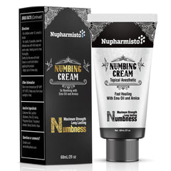Nupharmco numbing cream application demonstrates easy-to-use formula for targeted relief
