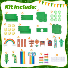Nurcazo Leprechaun Trap Kit coins and signs boost storytelling and role-play in class or home