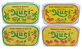 NURI Portuguese Sardines in Pure Olive Oil showcasing premium flavor and moist texture.