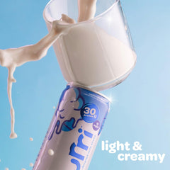Nurri bottle being poured, showcasing ready-to-drink convenience