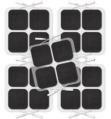 NURSAL 2x2 inch TENS pads in a 20-pack for reusable sessions with compatible devices.