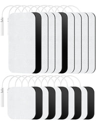 NURSAL TENS pads 2x2-inch close-up gel for strong adhesion and comfort.