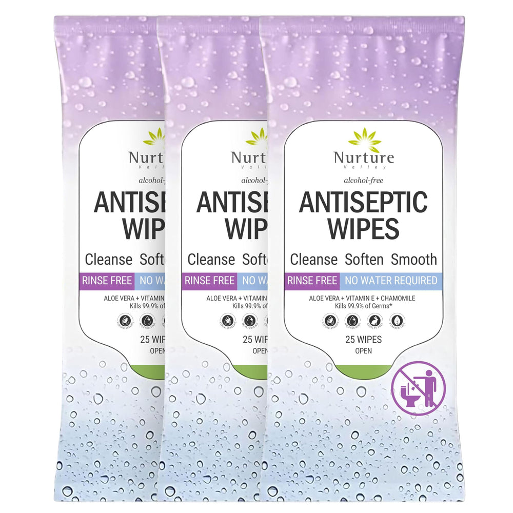 Nurture Valley NXL bulk wipes for quick sanitizing on the go