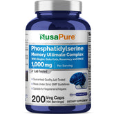 NusaPure Memory Ultimate bottle with 1000 mg complex for daily cognitive support