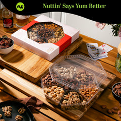 Nut Cravings seven-nuts selection in one tray for tasting